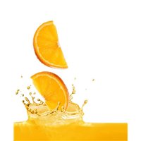 Портреты картины репродукции на заказ - Дольки апельсина и сок - Фотообои Еда и напитки|напитки