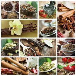 Коллаж со специями - Фотообои Еда и напитки|еда - Модульная картины, Репродукции, Декоративные панно, Декор стен