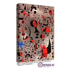 Картина на холсте по фото Модульные картины Печать портретов на холсте Joan Miro_013