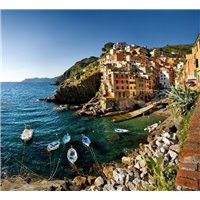 Портреты картины репродукции на заказ - Город у моря - Фотообои Море|побережье