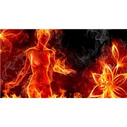 Огненная картина - Для подростков - Модульная картины, Репродукции, Декоративные панно, Декор стен