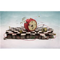 Картина на холсте по фото Модульные картины Печать портретов на холсте Будильник - Для подростков