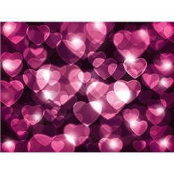 Сердца - 3D фотообои|3D фигуры - Модульная картины, Репродукции, Декоративные панно, Декор стен