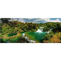 Лесной водопад - Фотообои водопады