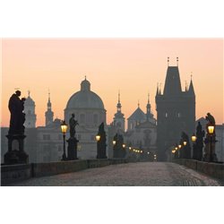 Карлов Мост, Прага - Фотообои архитектура|Соборы и дворцы - Модульная картины, Репродукции, Декоративные панно, Декор стен