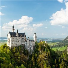 Картина на холсте по фото Модульные картины Печать портретов на холсте Облака над замком - Фотообои Замки