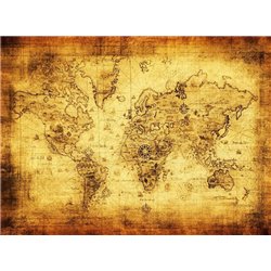 Карта мира - Фотообои винтаж - Модульная картины, Репродукции, Декоративные панно, Декор стен