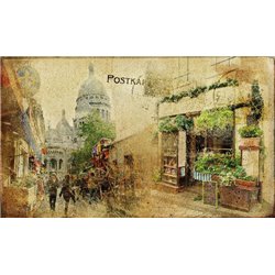Открытка - Фотообои винтаж - Модульная картины, Репродукции, Декоративные панно, Декор стен