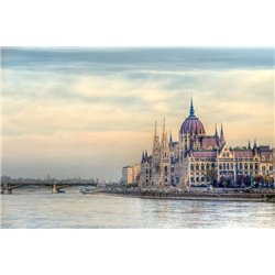 Здание венгерского парламента - Фотообои архитектура|Соборы и дворцы - Модульная картины, Репродукции, Декоративные панно, Декор стен