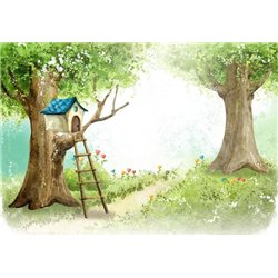 Сказочный лес - Фотообои Арт - Модульная картины, Репродукции, Декоративные панно, Декор стен