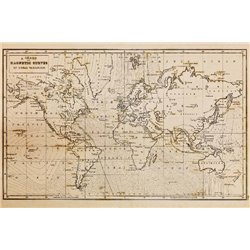 Винтажная карта - Фотообои винтаж - Модульная картины, Репродукции, Декоративные панно, Декор стен