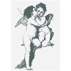 Картина на холсте по фото Модульные картины Печать портретов на холсте Ангелы - Фотообои Арт