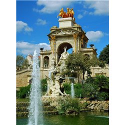 Фонтан - Фотообои архитектура|Соборы и дворцы - Модульная картины, Репродукции, Декоративные панно, Декор стен