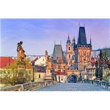 Картина на холсте по фото Модульные картины Печать портретов на холсте Карлов мост - Фотообои архитектура