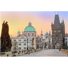 Картина на холсте по фото Модульные картины Печать портретов на холсте Карлов мост, Прага - Фотообои Старый город|Прага