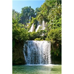 Лесной водопад - Фотообои водопады - Модульная картины, Репродукции, Декоративные панно, Декор стен