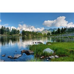 Берег реки - Фотообои природа|реки - Модульная картины, Репродукции, Декоративные панно, Декор стен