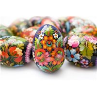 Портреты картины репродукции на заказ - Расписные яйца - Фотообои Этнический стиль