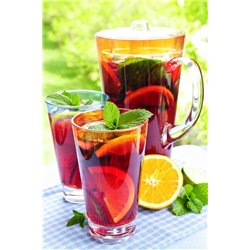 Фруктовый чай - Фотообои Яркие краски - Модульная картины, Репродукции, Декоративные панно, Декор стен