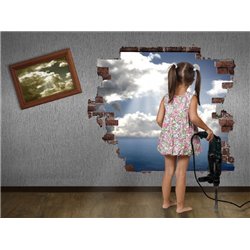 Девочка с дрелью - Фотообои Креатив - Модульная картины, Репродукции, Декоративные панно, Декор стен