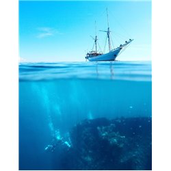 Море - Фотообои на двери - Модульная картины, Репродукции, Декоративные панно, Декор стен