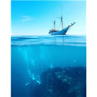 Море - Фотообои на двери