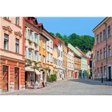 Картина на холсте по фото Модульные картины Печать портретов на холсте Красивые дома - Фотообои Старый город