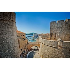 Картина на холсте по фото Модульные картины Печать портретов на холсте Форт - Фотообои Старый город