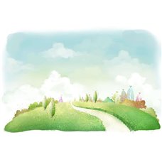 Картина на холсте по фото Модульные картины Печать портретов на холсте Опушка у леса - Фотообои детские|универсальные