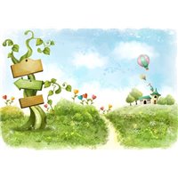 Портреты картины репродукции на заказ - Городочек - Фотообои детские|для малышей