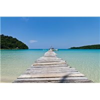 Портреты картины репродукции на заказ - Лазурная вода - Фотообои Расширяющие пространство