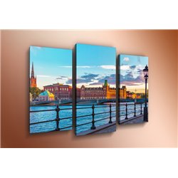 Модульная картина на стекле - m-000682 - Модульная картины, Репродукции, Декоративные панно, Декор стен
