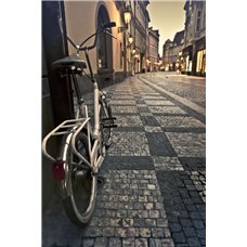 Картина на холсте по фото Модульные картины Печать портретов на холсте Старая улица - Фотообои на двери