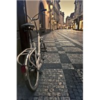 Портреты картины репродукции на заказ - Старая улица - Фотообои на двери