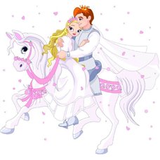 Картина на холсте по фото Модульные картины Печать портретов на холсте На лошади - Фотообои детские|принцессы и феи