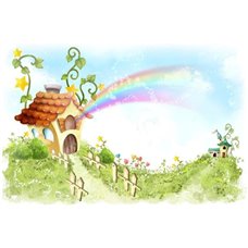Картина на холсте по фото Модульные картины Печать портретов на холсте Радужный дом - Фотообои детские|универсальные