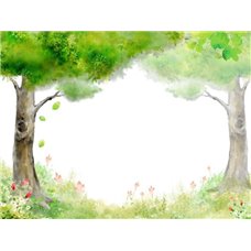 Картина на холсте по фото Модульные картины Печать портретов на холсте Деревья - Фотообои детские|универсальные