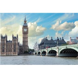 Лондон днем - Фотообои архитектура|Лондон - Модульная картины, Репродукции, Декоративные панно, Декор стен