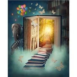 Таинственная волшебная книга - Фотообои детские|универсальные - Модульная картины, Репродукции, Декоративные панно, Декор стен
