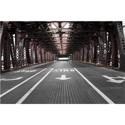 Длинный мост - Фотообои Расширяющие пространство - Модульная картины, Репродукции, Декоративные панно, Декор стен