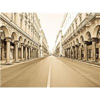 Портреты картины репродукции на заказ - Центральная улица - Фотообои Расширяющие пространство