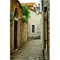 Портреты картины репродукции на заказ - Улица - Фотообои на двери