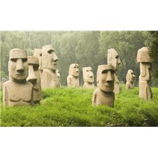 Картина на холсте по фото Модульные картины Печать портретов на холсте Каменные статуи - Фотообои архитектура