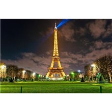 Картина на холсте по фото Модульные картины Печать портретов на холсте Огни башни - Фотообои архитектура|Париж