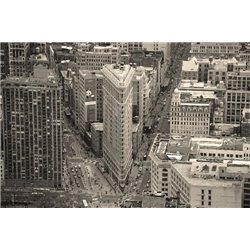 Улица Манхеттена - Фотообои Современный город|Нью-Йорк - Модульная картины, Репродукции, Декоративные панно, Декор стен