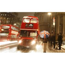 Картина на холсте по фото Модульные картины Печать портретов на холсте Автобус - Фотообои Техника и транспорт|автомобили