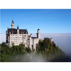 Замок на горе - Фотообои Замки - Модульная картины, Репродукции, Декоративные панно, Декор стен