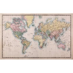 Карта мира - Фотообои винтаж - Модульная картины, Репродукции, Декоративные панно, Декор стен