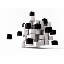 3D кубы - 3D фотообои|3D фигуры - Модульная картины, Репродукции, Декоративные панно, Декор стен