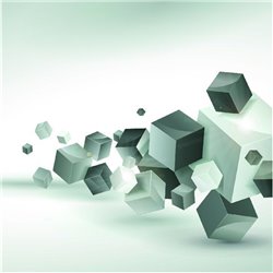 Кубическая абстракция - 3D фотообои|3D фигуры - Модульная картины, Репродукции, Декоративные панно, Декор стен